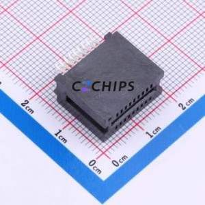 HEE18LP03BK Gold Finger Connector Through hole Component (THT),P=1.27mm Connector EDGE SLOT 1.27mm 18P Clamp Plate - Product Image 1