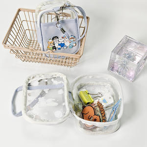 DHF1280 Lizenzierte Niedliche Kawaii Chiikawa Handtasche Babytragetasche Cartoon Capybara Katze PVC Aufbewahrungstasche - Product Image 4