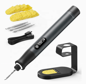 Kit de Soldadura Inalámbrico, Soldador Recargable con Soporte, Puntas de Soldadura C210, Pluma de Soldadura Portátil - Product Image 1