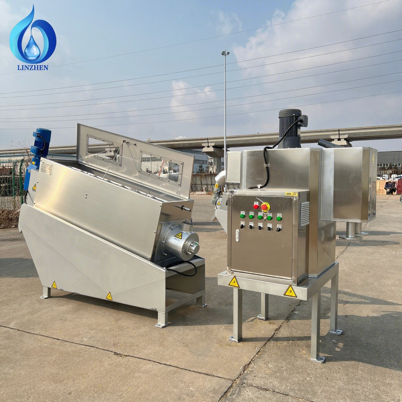 Linzhen Stainless Steel Screw Press Dewatering
