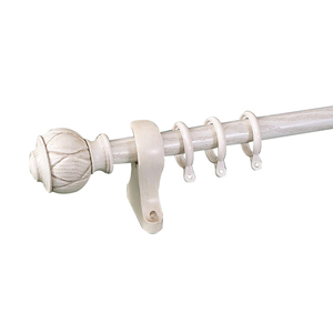 Manufacturer High Quality <strong>Wooden</strong> <strong>Curtain</strong> <strong>Poles</strong> and Accessories Double Wood <strong>Curtain</strong> Rods - Product Image 4