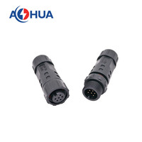 Connecteur Étanche IP68 AOHUA 6 Broches Mâle-Femelle pour Assemblage de Câbles Électriques, Transmission de Signal et Alimentation de Batterie