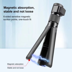 Support de <span class=keywords><strong>trépied</strong></span> de bureau portable et stable avec poignée rotative pour <span class=keywords><strong>smartphone</strong></span> et appareil photo - Product Image 6