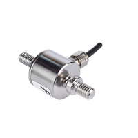 Capteur de tension de compression micro haute précision à filetage Cellule de pesée 50N-1000N FIBOS FA201 Acier inoxydable 4 fils électriques