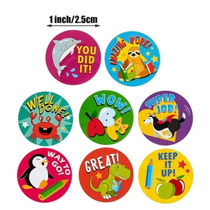 500 Pegatinas de Recompensa, Pegatinas Motivacionales, Pegatinas de Animales Lindos, Rollo de Etiquetas para Niños, para Recompensas Escolares, Estudiantes, Maestros, OEM - Product Image 2