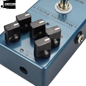 Jingying 2025 Fábrica Hand-Built Série Magnética <span class=keywords><strong>Delay</strong></span> <span class=keywords><strong>Echo</strong></span> 2-em-1 Guitarra Elétrica Baixo Efeito Pedal Peças de Guitarra & Acessórios - Product Image 6