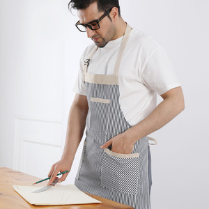 Delantal de estilo vintage para cafetería y panadería, ropa de trabajo de mezclilla para panadero femenino y masculino, camareros y barista - Product Image 3