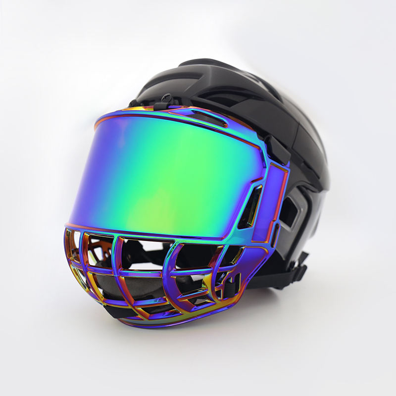 Hockey GY Ice Hockey Helmet Mask Combo Anti Fog Anti Scratch Visor