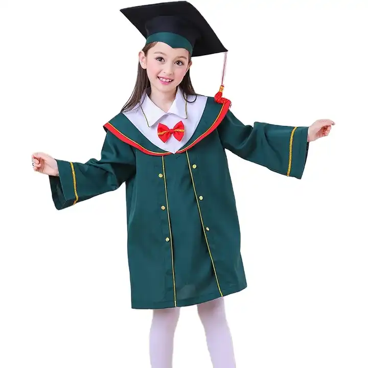 Child Matte Black Cap & Gown - Preschool & Kindergarten – Graduation Cap  and Gown