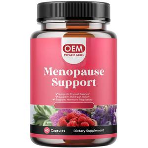 Cápsulas para <span class=keywords><strong>la</strong></span> <span class=keywords><strong>Menopausia</strong></span> <span class=keywords><strong>de</strong></span> Marca Propia a Precio <span class=keywords><strong>de</strong></span> Fábrica GMP, Suplemento Hormonal Natural, Cápsulas para Equilibrar <span class=keywords><strong>la</strong></span> <span class=keywords><strong>Menopausia</strong></span> - Product Image 1