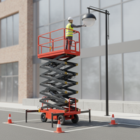 Nouvelle Offre 2026 : Plateforme Élévatrice Mobile à Ciseaux Wemet en Acier Haute Résistance, 6m, 8m, 10m, 12m, 16m, Commande Électrique par Bouton Poussoir, Certifiée CE