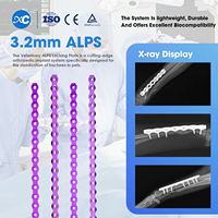 Plaque de verrouillage Alps 3,2 mm, plaque orthopédique vétérinaire pour animaux de compagnie, instruments chirurgicaux pour vétérinaires, best-seller