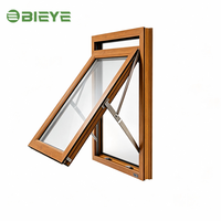 Ventana Abatible de Aluminio con Marco Delgado, Estructura de Vidrio Moderna y Minimalista para Obras de Renovación de Villas