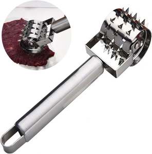 Dropshipping Shopify Rouleau d'attendrisseur de viande en acier inoxydable, attendrisseur de viande à rouler avec lames d'aiguille ultra tranchantes - Product Image 1