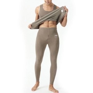 YIYI, ropa interior cálida sin mangas con cuello redondo de alta calidad para invierno, medias suaves y elásticas para hombre, ropa interior térmica para hombre, Base - Product Image 6