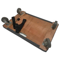Chariots mobiles tapissés de haute qualité avec surface en contreplaqué Colon similaire TPR Castor Mobile Dolly Furniture