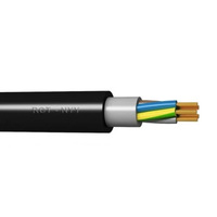 Câble d'alimentation Kabel Nyy 4 X 16 Mm2 Conducteur en cuivre PVC 0.6/1kV