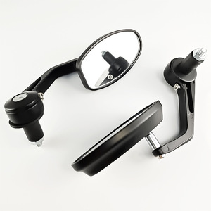 Espejos retrovisores para motocicleta Qiangye, soporte giratorio para manillar, protección de seguridad para vehículos eléctricos y motocicletas - Product Image 1