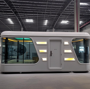 20ft 40ft Space Capsule Home Casa prefabricada Energía verde Off Grid Mini Home Mobile Modular Office <span class=keywords><strong>Hotel</strong></span> - Product Image 1