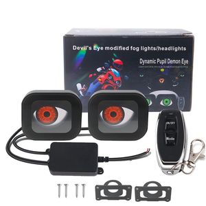 Nueva Lámpara LED <span class=keywords><strong>de</strong></span> Ambiente Ojo <span class=keywords><strong>de</strong></span> Demonio para Vehículos, Espejo Retrovisor Multimodo Intermitente, Luz Ojo <span class=keywords><strong>de</strong></span> Águila <span class=keywords><strong>de</strong></span> 12V para Modificación - Product Image 1
