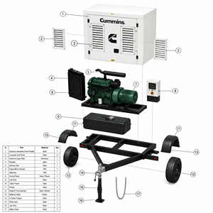 เครื่องกำเนิดไฟฟ้าดีเซลสำรองยี่ห้อคัมมินส์และไวชัย ปี 2026 แบบ OEM จัดส่งรวดเร็ว ได้รับมาตรฐาน EAC EPA CE ขนาด 40 50 60 75 100kva พร้อมเครื่องยนต์ประหยัดน้ำมัน - Product Image 3
