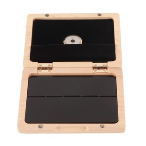 Boîte <span class=keywords><strong>de</strong></span> rangement pour 5 roseaux <span class=keywords><strong>de</strong></span> saxophone et <span class=keywords><strong>clarinette</strong></span> en bois massif avec hygromètre couleur bois naturel - Product Image 3