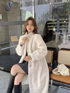 Vestiti invernali da <span class=keywords><strong>donna</strong></span> nuova pelliccia lunga integrata in pelliccia di <span class=keywords><strong>visone</strong></span> <span class=keywords><strong>pellicce</strong></span> di media lunghezza da <span class=keywords><strong>donna</strong></span> - Product Image 4