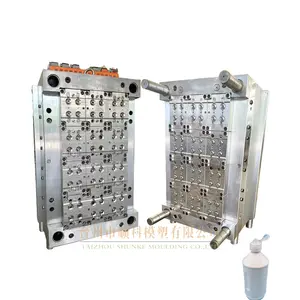 plastics injection mould manufacturer 48 cavity hot runner 28/410 plastic pp flip top cap mould injection mold china moulds