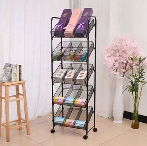 Thân Thiện Với Môi Có Thể Tháo Rời Sắt Và Thép Đứng Nhiều Lớp Bán Lẻ Hiển Thị Giá Cho Cửa Hàng Sử Dụng Cho Người Giữ Dây Và Lưu Trữ - Product Image 2