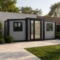 Maison conteneur modulaire préfabriquée à panneaux sandwich, économique et extensible, de style japonais, pour séjour à la campagne