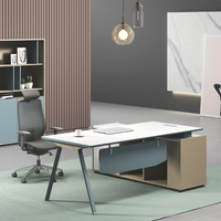 Scrivania di Lusso Moderna per Ufficio Dirigenziale, Arredamento per Casa e Ufficio per CEO