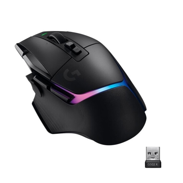 Logitech G502 X Plus Professional Gaming Mice USB Interface 1000DPI 2.4GHz Wireless Gaming Mouse With RGB Light