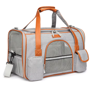 Özel Logo açık seyahat katlanabilir yumuşak evcil hayvan taşıyıcı çanta taşınabilir evcil hayvan malzemeleri taşıyıcı fabrika yapımı - Product Image 4