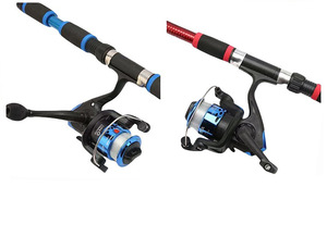 Ensemble <span class=keywords><strong>canne</strong></span> à pêche et moulinet pour la pêche en <span class=keywords><strong>mer</strong></span> avec <span class=keywords><strong>canne</strong></span> à longue portée, sac de transport pour <span class=keywords><strong>canne</strong></span> à appât, kit de pêche pour débutant - Product Image 5