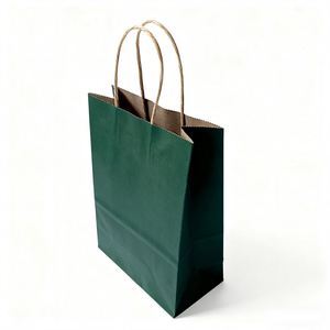 KM Customized Brown Kraft Paper <b>Bags</b> with Logo Handles Recyclable and Degradable for <b>Clothing</b> and Shoes Shopping <b>Packaging</b> - Product Image 3