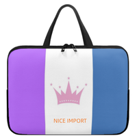 Sac pour ordinateur portable Deminonbinary Rainbow, étui fin pour ordinateur portable avec fermeture éclair, sac portable pour tablette, grande capacité