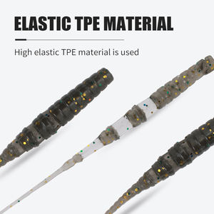 TGD Best 20 <span class=keywords><strong>leurres</strong></span> <span class=keywords><strong>souples</strong></span> de pêche par sachet, 4 cm, 0,3 g, en PVC, type ver, appât artificiel <span class=keywords><strong>pour</strong></span> brochet, bar et <span class=keywords><strong>truite</strong></span> - Product Image 2