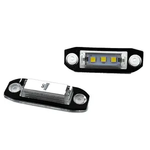 Lámpara de luz LED para matrícula de coche, accesorio sin Error para Volvo V70 XC70 S60 S80 XC90 V60 XC60 S40