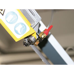 Sierra de cinta de metal LTF Optimum S 150G Vario 1100W, ancho de corte de 150mm - Product Image 4