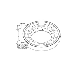 XZWD WEB25 Steel Worm Gear Slewing <span class=keywords><strong>Drive</strong></span> 25In untuk <span class=keywords><strong>Mini</strong></span> Excavator (Asal Jiangsu) - Product Image 3