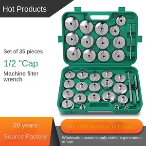 Kit de 23 clés à <span class=keywords><strong>filtre</strong></span> à <span class=keywords><strong>huile</strong></span> essentielles pour véhicules, clés à molette incluses, kit d'outils pour véhicules - Product Image 5