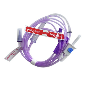 Disposable Feeding Device Enteral Nutrition Infusion Tubing Nasogastric Tube Set Purple Z Type Gravity Pump B Type - Product Image 1