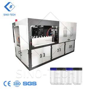 Full automatic 4 cavity pet blow blowing molding machine for 1L 2L transparent plastic round small spray bottle for sale