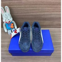 Sneakers décontractées rétro en daim de qualité supérieure - Légères, à lacets, tendance, confortables et polyvalentes