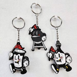 Llavero Personalizado con Logotipo del Fabricante OEM, Llavero de PVC Suave 2D/3D, Llavero de Goma con Diseño de Anime - Product Image 6