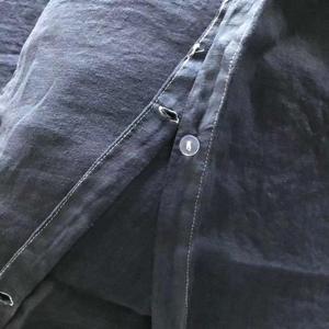 Chino de lujo Natural de lino puro <span class=keywords><strong>Hotel</strong></span> de cama <span class=keywords><strong>funda</strong></span> nórdica de lino edredón - Product Image 3