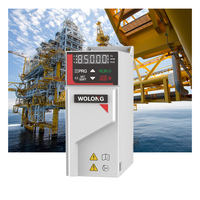 Variateur de fréquence (VFD) monophasé et triphasé à contrôle vectoriel 380V 480V 0,75kW 22kW 4kW IP20 pour l'automatisation logistique