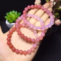 Wholesale Salt Agate Gradient Color Single Circle Bracelet for Women