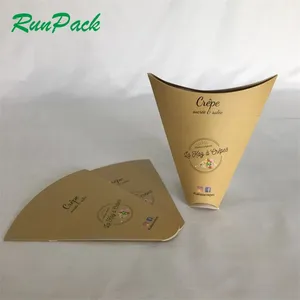 Cartão de crepe com impressão de logotipo