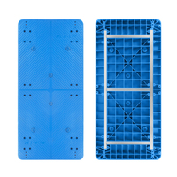 Chariot à cage à quatre roues Uni-Silent 400 kg, robuste, avec cadre de 1355x650 mm pour plateforme logistique, chariot à pousser PLA400Y-AM1